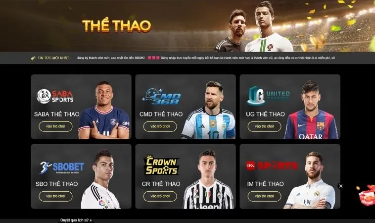 Nhà cái King88 hợp tác với nhiều nhà cung cấp cá cược thể thao hàng đầu