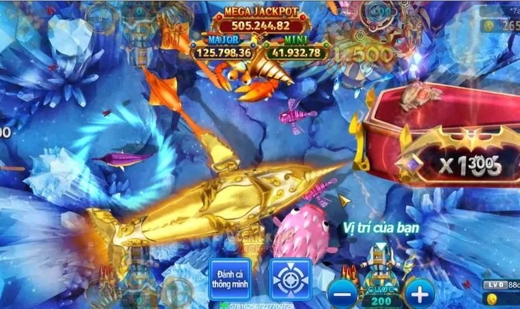 Giao diện chơi Bắn Cá Đại Dương King88