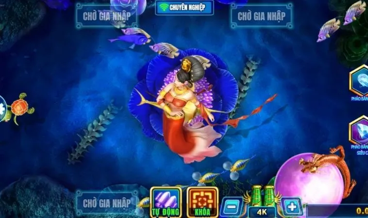 Giao diện chơi Bắn Cá Rồng King88