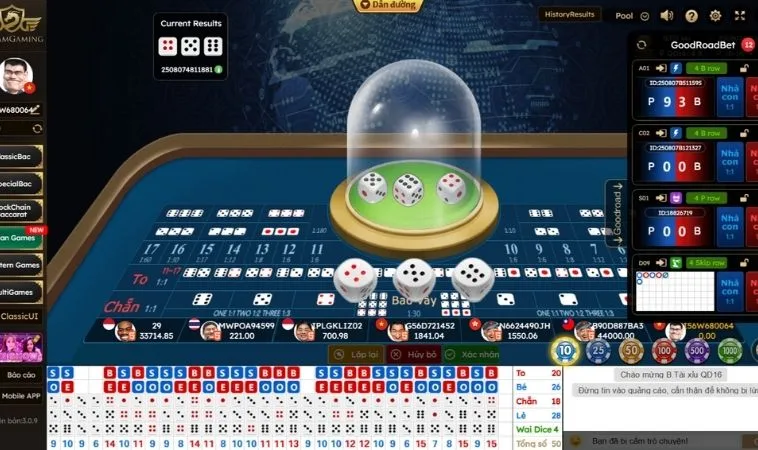 Bàn cược Tài Xỉu King88