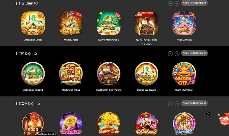Sảnh game nhanh King88 quy tụ nhiều thể loại game hấp dẫn