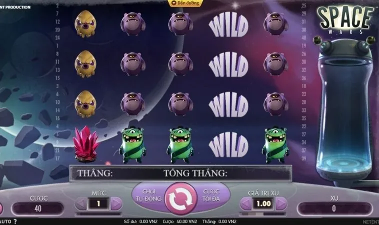 Giao diện chơi Nổ Hũ Vũ Trụ King88