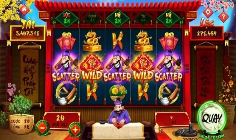 Các biểu tượng trong game Nổ Hũ Ông Đồ Tại King88